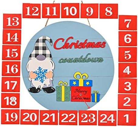 Kalendar Odbrojavanja Božića Dolazi S 24 Zamjenjive Znamenke, Jednostavne Za Postavljanje I Spremne Za Nadolazeći Božić.
