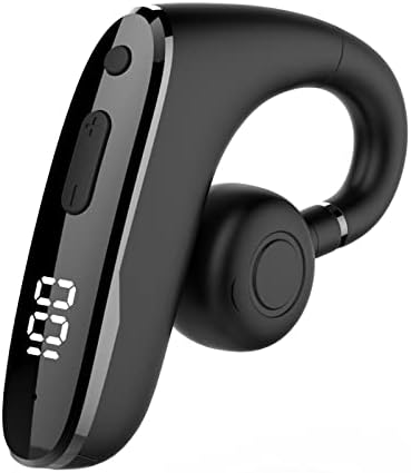 Xunion s jednim uhom bežične Bluetooth slušalice Bluetooth 5.2 LED zaslon provodljivog stereo slušalica Sportske uši