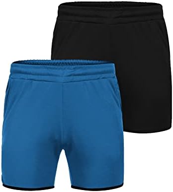Coofandy muški 2 paket ugrađeni trening kratke hlače bodybuilding sportski trčanje trening jogger teretana kratke hlače s