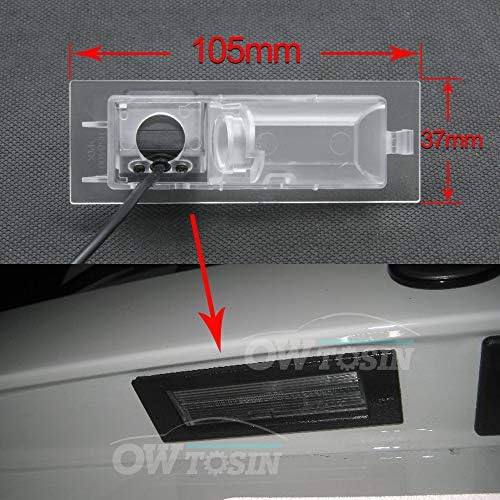 HD 720p sigurnosna kamera Vodootporna registarska ploča stražnjeg prikaza stražnjeg dijela karame za obrnuto parkiranje za