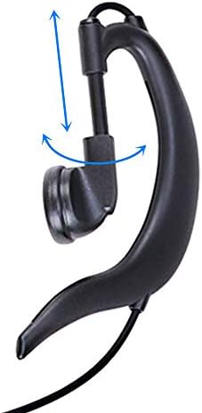 Slušalice AIRSN Voki Toki s mikrofonom i PTT za Baofeng BF-888S UV-5R BF-F8HP, 2-pin slušalice za Retevis H-777 RT21 RT22