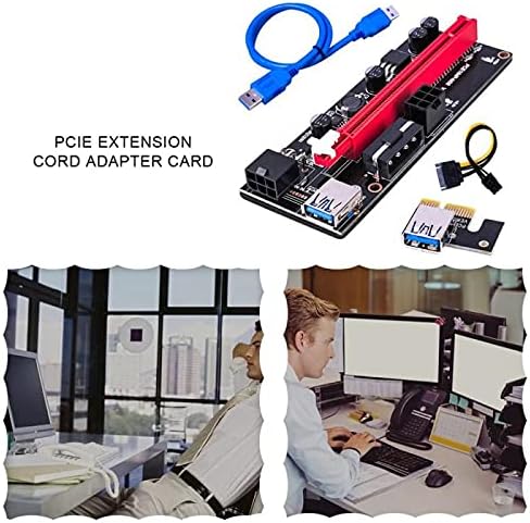 Konektori VER009 USB 3.0 PCI -E RISER VER 009S EXPLESS 1X 4X 8X 16X EXTENDER RASPORD ADAPTER KARTICA SATA 15PIN do 6 PIN