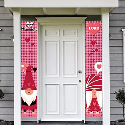 Zimski ukrasni vijenac dvostih za novo Valentinovo, viseći dvostih na vratima, europsko i američko priznanje, Svestran za