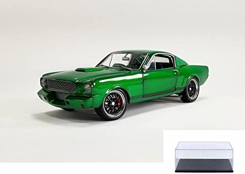 Modeltoycars Diecast Car W/Display fuse - 1965. Shelby GT350r Street Fighter - Green Hornet, Green - ACME A1801845 - 1/18