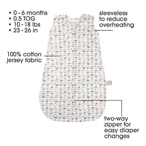 Boppy nosiva pokrivač u sivom zlatnom tartufu, dres pamuka za pranje strojeva s dvosmjernim patentnim zatvaračem s patentnim