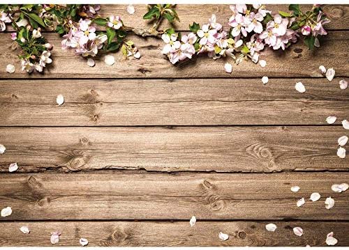 7. 9. 5. izdržljiva zidna pozadina za fotografiranje farbik drveta s proljetnim cvijećem i laticama za tuširanje novorođenčeta,