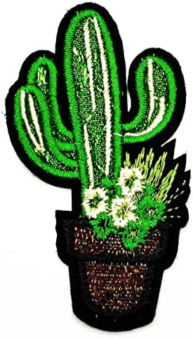 Crtani kaktus modni flaster naljepnica obrt flasteri 9 aplicirani Vezeni šivajte glačalom na flasteru amblem odjeća kostim