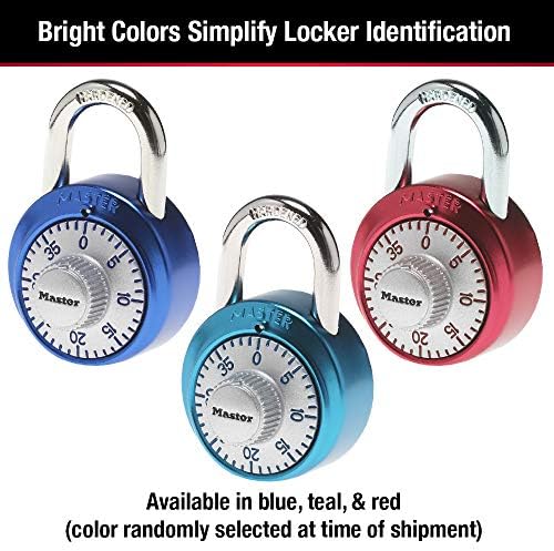 Master Lock 1561Dast kombinacija zaključavanja ormarića, 1 pakiranje, boje mogu varirati