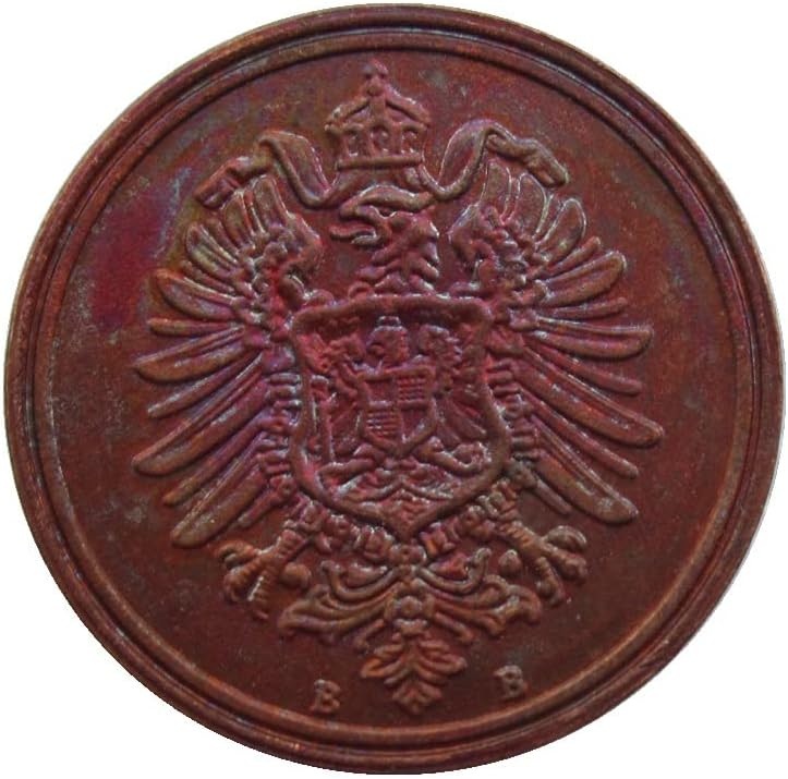 Njemački 1 Pfennig 1877 Strane replike bakar Komemorativni novčić
