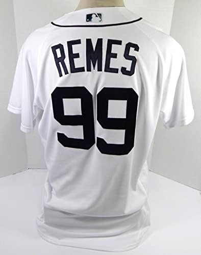 2021 Detroit Tigers Tim Remes 99 Igra izdana POS Upotrijebljeni bijeli Jersey 46 DP38786 - Igra korištena MLB dresova