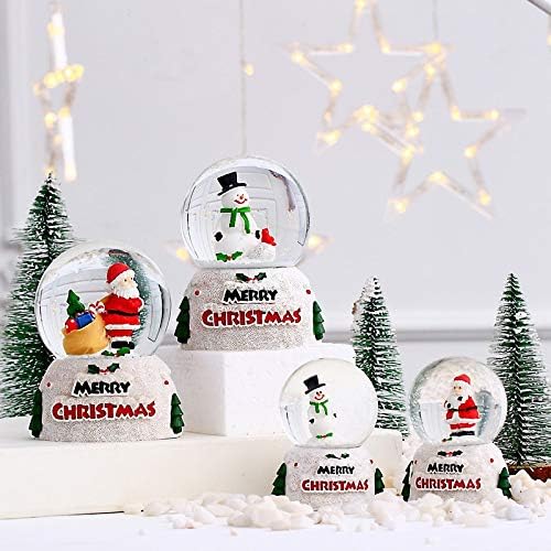 Božićna svjetlosna kristalna kugla Djed Mraz stakleni kuglični stol s božićnim poklonom za djecu Kućni dekor