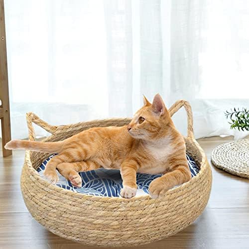 Mačji krevet za grebanje s uklonjivim okovom za jastuke kauč mekana uzgajivačnica periva prijenosna mačja grebalica za mačiće