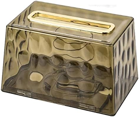 Zhaolei kutija za tkivo bistra prozirni poklopac toaletni papir kutija kristalna salvetna kućica jednostavni stilski dozator