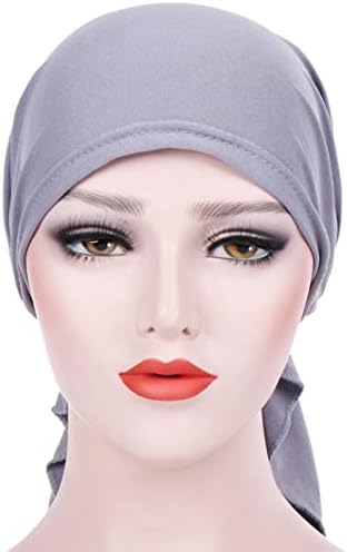 Muslimanske žene kapice šal, rastezljiva omotačka šešira gubitak glave kosa turban kapica bejzbol kape mozak bejzbol kapu