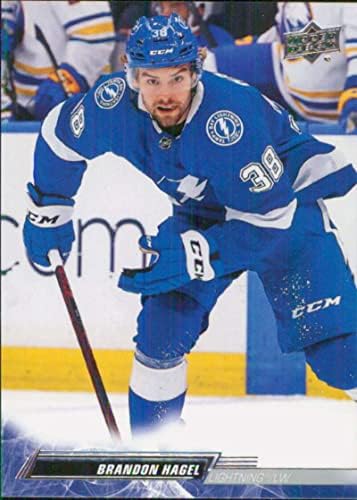 2022-23 gornja paluba 163 Brandon Hagel hokejaška Karta Lightning iz zaljeva Tampa NHL serije 1