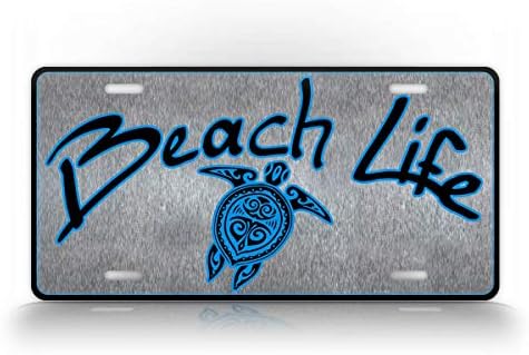 Sigsandtagsonline životni tablica plaže Tropska kornjača tematska srebrna auto oznaka