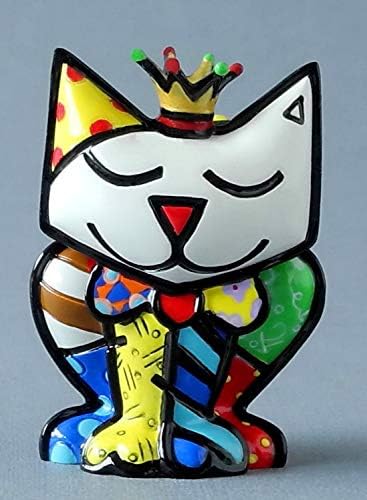 Romero Britto Daroving MINI princeza Cat Figurica, keramika, višebojna, jedna veličina