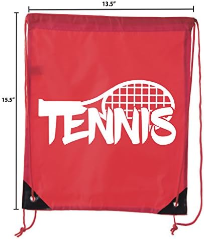 Mato & Hash teniski ruksaci | Teniske torbe za kamp, ​​zabave i prikupljanje sredstava! - Crveni CA2500tennis S4