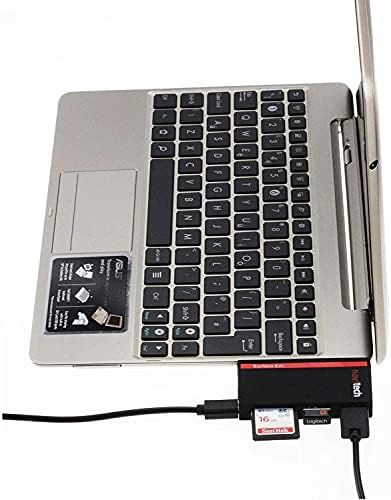 Navitech 2 u 1 prijenosnom računalu/tabletu USB 3.0/2.0 Hub adapter/mikro USB ulaz sa SD/Micro SD karticom čitača kompatibilan