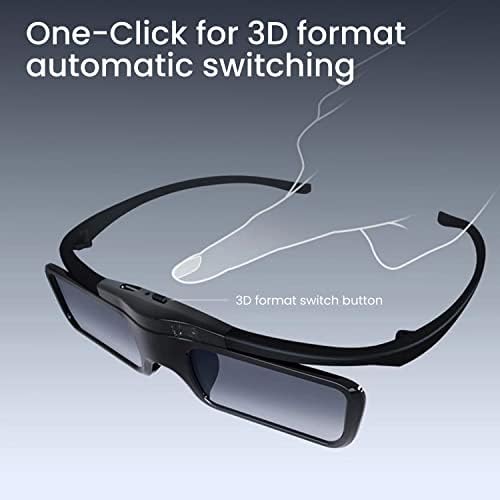 JMGO O1 Pro Ultra Short Throw Projector s 3D naočalama, 1500ansi Lumens, 1080p FHD filmski projektor s Dynaudio zvučnicima,