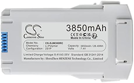 Fyiogxg Cameron Sino baterija za DJI Mini 3, Mini 3 Pro PN: DJI BWX162-2453-7.38, BWX162-3850-7.38 3850mah / 28,49WH