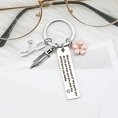 Pokloni za medicinske sestre za žene Privjesci za ključeve pokloni za tjedan njege poklon za maturu za njegu Darovi za medicinsku