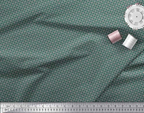 Pamučna Pletena tkanina od 58 inča s geometrijskim otiscima na tkanini košulje širine dvorišta