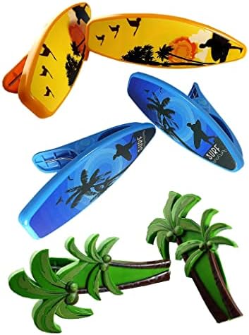 3 set, kokos, žuta daska za surfanje, plava ploča za surfanje plaža za ručnike za ručnike Jumbo za stolicu na plaži, krstarenje