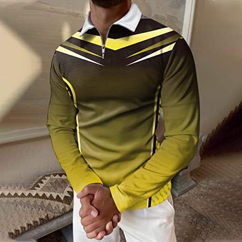 Yhaiogs muške polo majice kratke rukave muške haljine košulje francuske manžetne majice majice majice za muškarce grafički