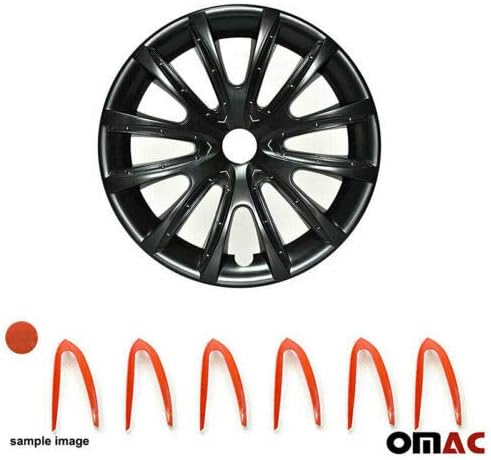 OMAC 16 inčni hubcaps za Chevy Equinox Grey i Violet 4 PCS. Poklopac naplataka na kotači