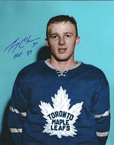 Autografirani Gerry Cheevers 8x10 Toronto Maple Leafs Fotografija