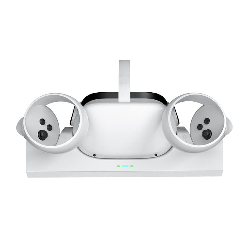 Zahotse komplet za punjenje za Oculus Quest 2 VR slušalice VR Dock za punjenje VR VR lijevo i desno prianjanje pristaništa