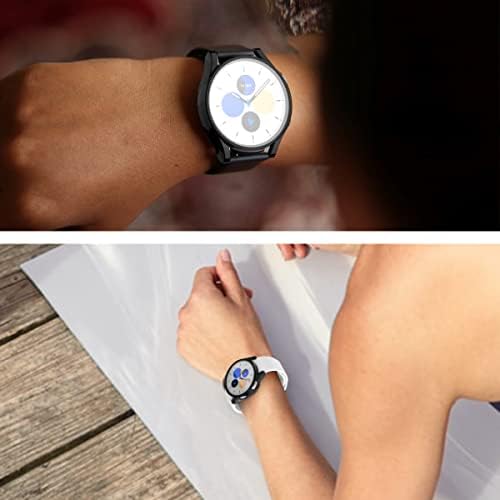 Slučaj za Samsung Galaxy Watch 5/4 40 mm, zaštitni odbojnik zaslona s 2 paketom pun dodataka za zamjenu poklopca lica za