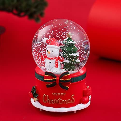 Xjjzs kreativni božićni kristalni lopta glazbena kutija djeca student djevojke rođendanski poklon Djed Mraz Slauninov Snowflake