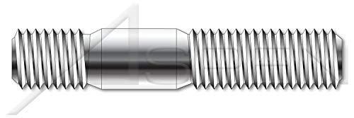 M8-1.25 x 90 mm, DIN 938, Metrike, Studs, dvostruki, vijačni kraj 1,0 x promjera, A2 nehrđajući čelik
