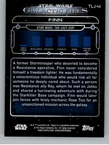 2018. Topps Star Wars Galactic Files Blue TLJ-5 ROSE TICO Službena nesportska trgovačka kartica u NM ili bolji Conditon