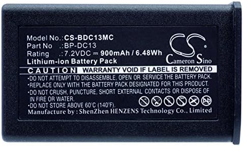Jiajieshi Battery 900Mah / 6.48Wh, zamjenska baterija prikladna za Leica Silver 19800, T, T, T Digital Camera, TL, TL2 BP-DC13