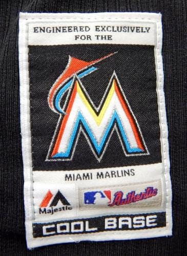 2014-16 Miami Marlins Chris Sadberry 29 Igra Korištena Black Jersey ex St BP 46 981 - Igra korištena MLB dresova