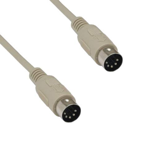 KENTEK 6 stopa ft DIN5 5 PIN kod priključka kabelskog kabela za tipkovnicu 28 AWG Oblikovani muški do muški m/m za naslijeđeno