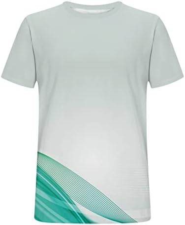 Modne 3D majice za muškarce za muškarce Smiješne grafičke majice kratki rukavi casual majica Summer Basic Majice Street Ruys