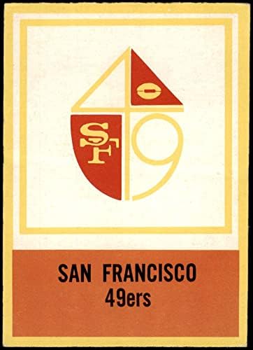1967. Philadelphia 180 San Francisco 49ers Logo San Francisco 49ers Ex/MT+ 49ers