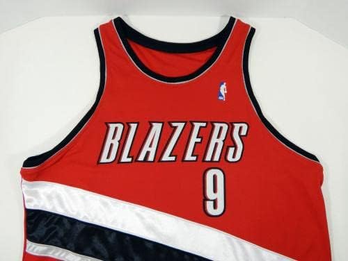 Portland Trail Blazers Raef LaFrentz 9 Igra izdana Red Jersey 333 - NBA igra se koristila