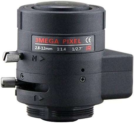 Microseven 2,8-12 mm Auto-Iris Varifocal 3-megapiksel CCTV objektiv 1/2,7 inčni F1.4 Široki kut za IP mrežnu kameru