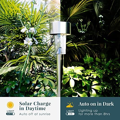 Od nehrđajućeg čelika vodootporna vanjska LED Pejzažna Rasvjeta Solarna svjetla za pejzažne staze / vrt / travnjak / dvorište