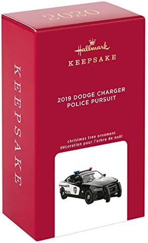 Hallmark Keepsake božićni ukras 2020. godine, 2019. Policijska potraga za Dodge Charger, metal