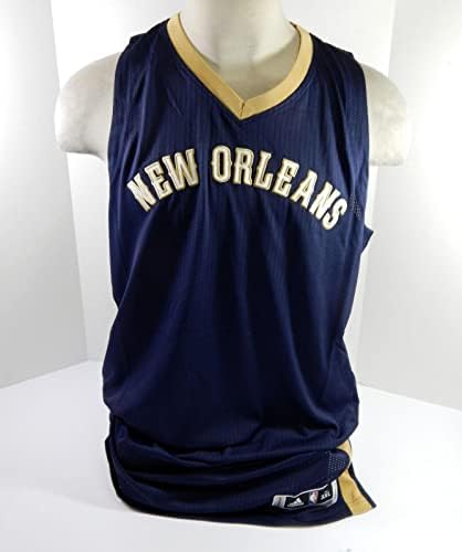 2015-16 New Orleans Pelicans prazna igra izdana mornarička cesta dres adidas 3xl 734 - NBA igra se koristila