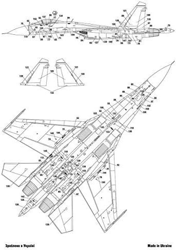 Naljepnica za Sukhoi Su-27 s imenom 1/32 Scale Foxbot 32-006