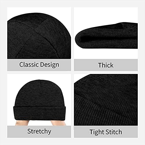 Adam i Ants Band pleteni šešir kapica unisex zima crno toplo rastezljivo škljocna kapu