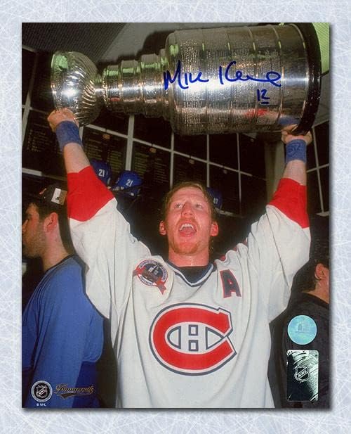 Mike Keane Montreal Canadiens Autographed Stanley Cup 8x10 Fotografije - Autografirane NHL fotografije