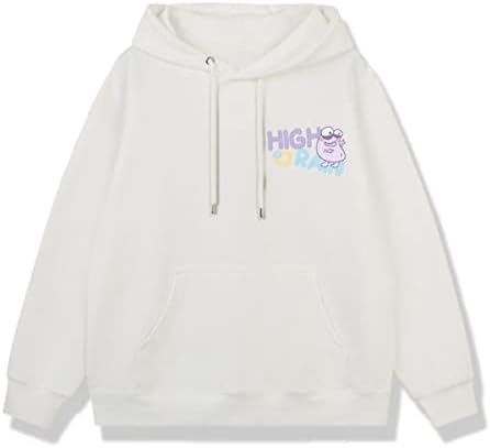 Kawaii Hoodie grafički pulover vrhovi za žene Slatke dukseve za djevojke tinejdžere labave fit y2k harajuku